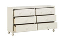 Wellsummer 6 Drawer Dresser in White 1803W-5
