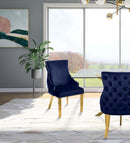 Tuft Navy Velvet Dining Chair