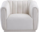 Dixie Cream Velvet Chair