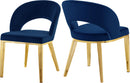 Roberto Navy Velvet Dining Chair