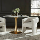 Tulip Gold Dining Table (3 Boxes)