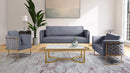 Casa Grey Velvet Sofa
