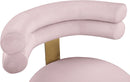 Fitzroy Pink Velvet Dining Chair