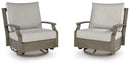 Rainier Ranch Outdoor Swivel Glider Chair with Cushion image