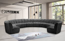 Infinity Grey Velvet 10pc. Modular Sectional