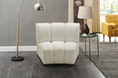 Infinity Cream Velvet Modular Chair