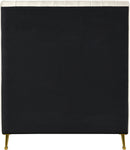 Zara Cream Velvet Twin Bed (3 Boxes)