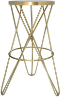 Mercury Gold Bar Stool