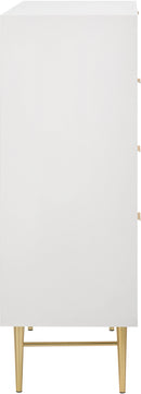 Modernist White Gloss Chest