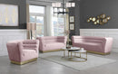 Bellini Pink Velvet Chair