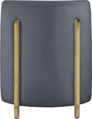 Rotunda Grey Velvet Accent Chair