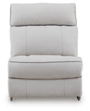 Social Pointe Reclining Sectional with Storage Consoles