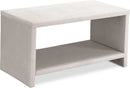 Cleo Cream Velvet Night Stand