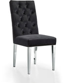 Juno Black Velvet Dining Chair