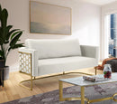Casa Cream Velvet Sofa