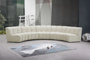 Infinity Cream Velvet 5pc. Modular Sectional