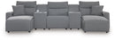 Modmax II Power Reclining Sectional with Chaise and Consoles