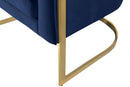 Carter Navy Velvet Accent Chair