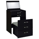Danbury Makeup Vanity Table with LED Mirror and Stool
