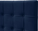 Elly Navy Velvet King Bed