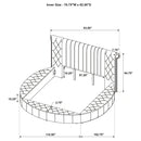 Sonya Panel Floor Storage Bed