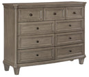 Vermillion Dresser in Gray 5442-5