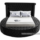 Luxus Black Velvet Full Bed (3 Boxes)