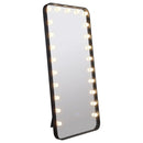 Canton Standing Mirror with LED Lighting and Bluetooth Speaker