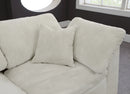 Cozy Cream Velvet Cloud Modular Sofa