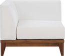 Rio Off White Waterproof Fabric Outdoor Patio Modular Corner Chair
