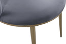 Skylar Grey Velvet Dining Chair