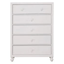 Wellsummer 5 Drawer Chest in White 1803W-9