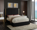 Becca Black Velvet Full Bed