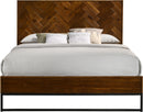 Reed Antique Coffee King Bed (3 Boxes)
