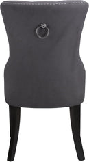 Nikki Grey Velvet Dining Chair