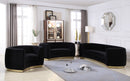 Julian Black Velvet Chair