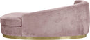 Julian Pink Velvet Chaise