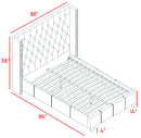 Ashton Grey Linen King Bed