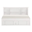 Meghan Twin Lounge Storage Bed in White 2058WHPRT-1*