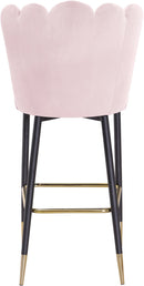 Lily Pink Velvet Stool