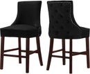 Hannah Black Velvet Stool