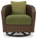 Horizon Hall Outdoor Swivel Lounge Chair with Cushion