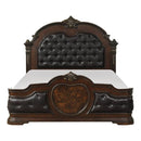 Antoinetta Queen Panel Bed in Warm Cherry 1919-1*