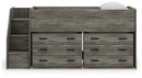Frandern Loft Bed with Drawer Storage