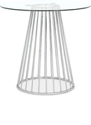 Gio Chrome Counter Height Table