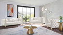 Michelle Cream Velvet Chair