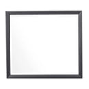 Raku Mirror in Gray 1711-6