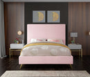Jasmine Pink Velvet Full Bed