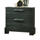 Lantha Gray Oak Nightstand