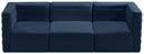 Quincy Navy Velvet Modular Sofa